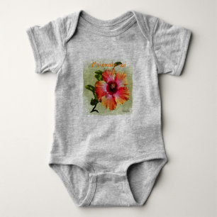 Body HAMbyWG - T-shirt Hawaiin Hibiscus pour bébé