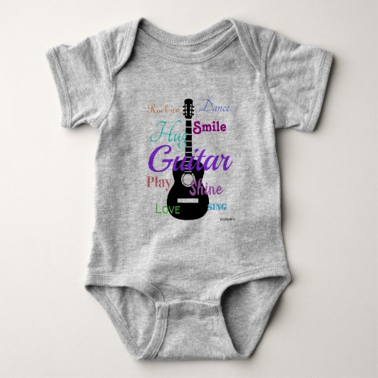 Body HAMbyWG - T Shirt - Multi-Color - Guitare (Devant)