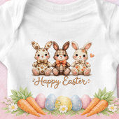 Body Happy Easter 3 Charming Plaid Bunnies