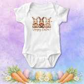 Body Happy Easter 3 Charming Plaid Bunnies