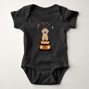 Body Happy Halloween Golden Retriever Éffrayant Ghost B