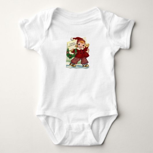 Body Happy Ice Skater Baby Tee (Devant)