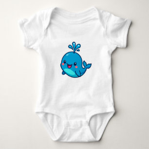 Body Happy Kawaii Baleine Sticker - mignon ami Océan