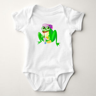 Body Happy Party Frog Baby Bodysuit