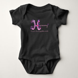 Body Harmony girls nom et sens H monogramme chemise