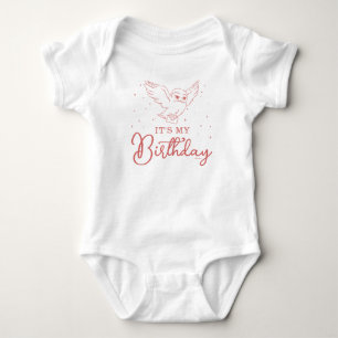 Body Harry Potter Hedwig Rose Magique Anniversaire