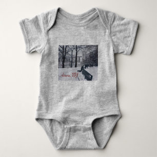 Body Hellgate Bridge en hiver, Astoria, NY Bodysuit béb
