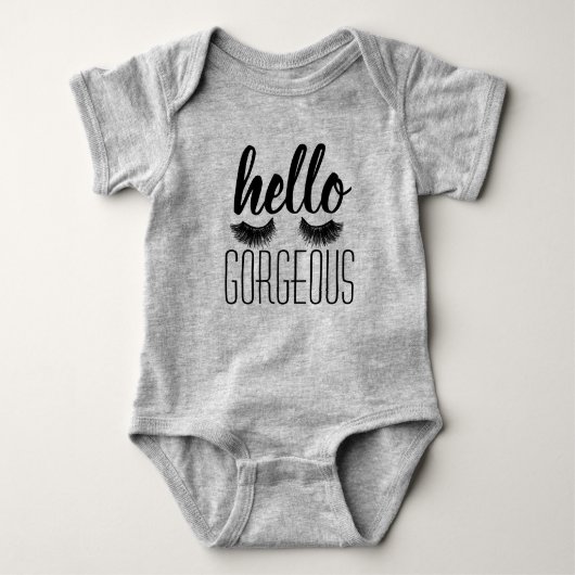Body 'Hello Gorgeous' Baby One Piece (Devant)