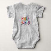 Body Hello Tante costume pour bébé (Dos)