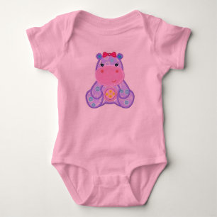 Body Henrietta Hippo Romper Baby shower Cadeau