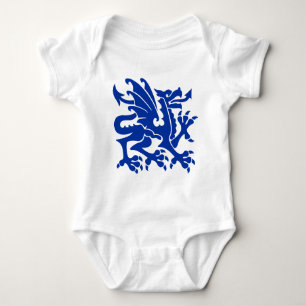 Body Heraldic Dragon 01 - Bleu de la Marine