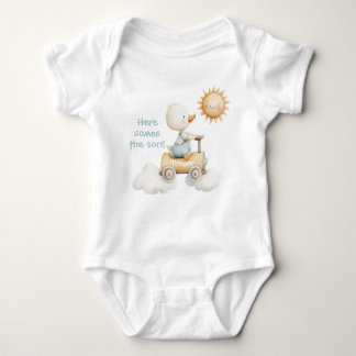 Body Here Comes the Son Personalized Baby Bodysuit
