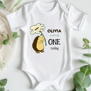 Body Hérisson avec fleur