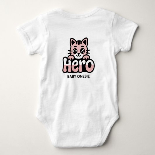 Body Hero Cat Baby Bodysuit (Dos)