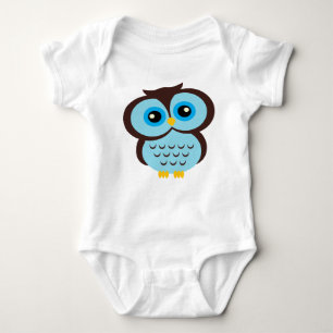 Body Hibou bleu