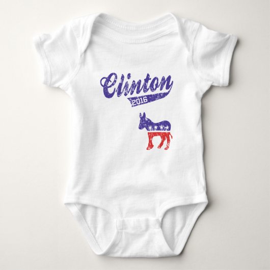 Body Hillary Clinton 2016 Démocrates Sporty (Devant)