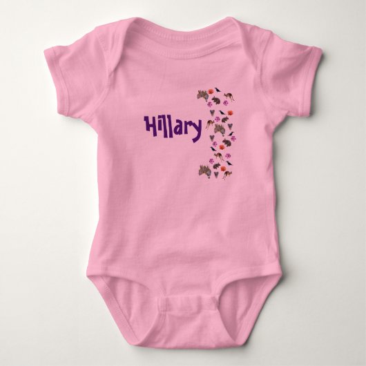 Body Hillary, logo avec faune australienne, (Devant)