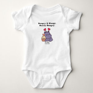 Body Hippopotame Affamé & Endormi - Bébé Mignon Princip