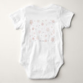Body Hiver Onederland Animaux Arctiques Rose 1er Annive (Dos)