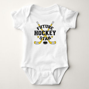 Body Hockey Baby Futur Hockey Star Bâtons Jaunes Camion