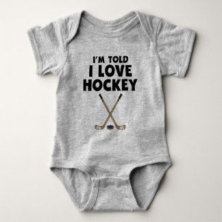 Body Hockey Baby I Love Hockey