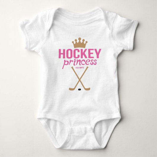 Body Hockey Princesse Baby Girl Bodysuit (Devant)