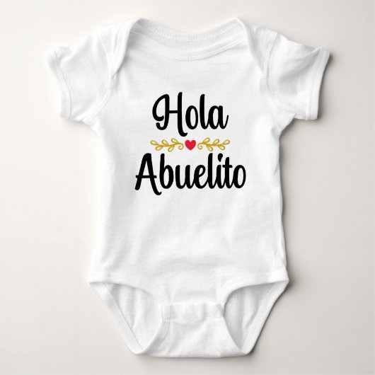 Body Hola Abuelito (Devant)