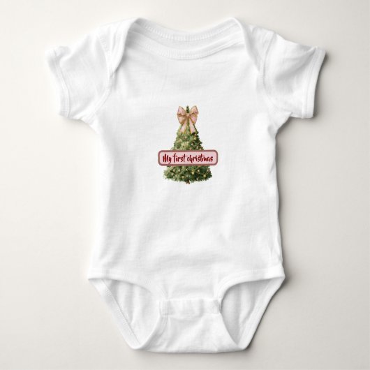 Body Holiday Bodysuit for Baby – Very First Christmas (Devant)
