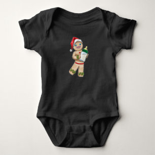 Body Homme en pain d'épices bébé Noël biberon