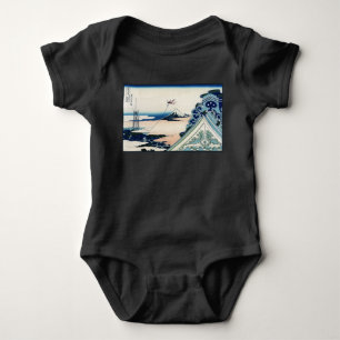 Body Honganji Temple Vista du Mont Fuji Bois japonais