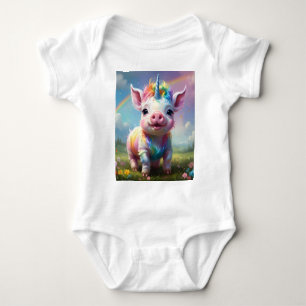 Body "Hooves magiques : le cochon de licorne arc-en-cie