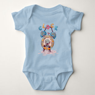 Body Horloge de dessin   Bodysuit bébé
