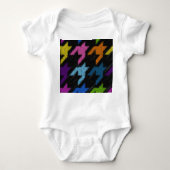 Body Houndstooth : imitation de toile brute. (Devant)