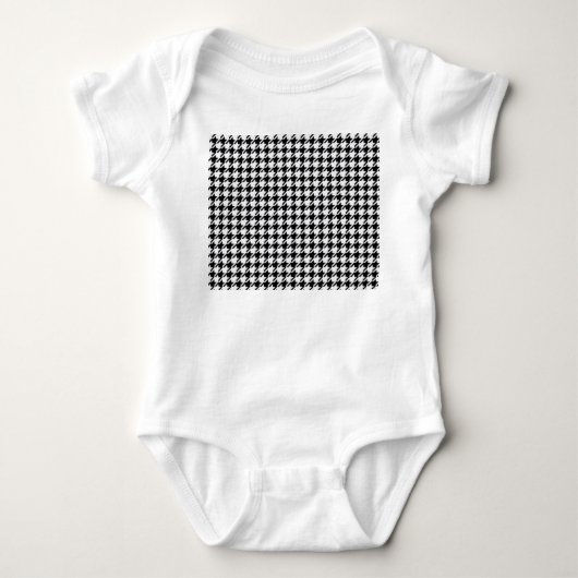 Body Houndstooth noir et blanc par Shirley Taylor (Devant)