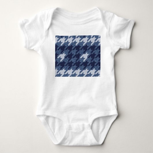 Body Houndstooth Tartan Jeans Design Arrière - plan (Devant)