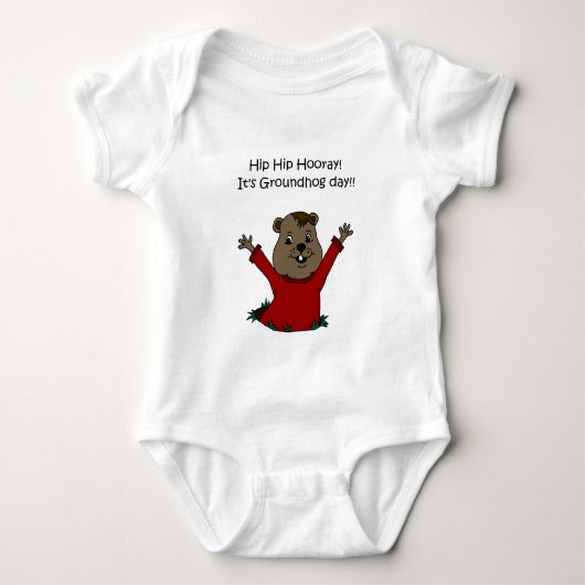 Body hourra son T-shirt de jour de Groundhog (Devant)