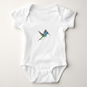 Body Hovering Jacobin Hummingbird - transparent.