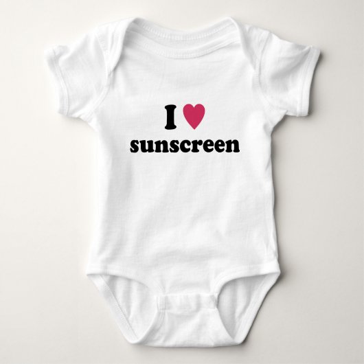 Body I Heart Sunscreen Baby (Devant)