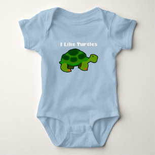 Body I Like Turtles - Bodysuit Baby Jersey