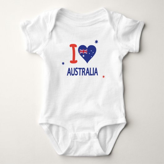 Body I LOVE AUSTRALIA Happy Australia Day 26 janvier (Devant)