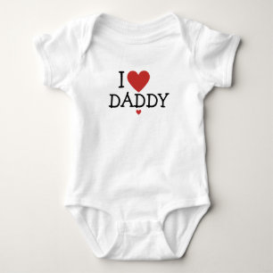 Body I Love Daddy Heart Custom