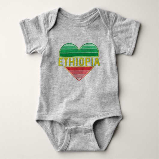 Body I Love Ethiopia, Ethiopian Heart (Devant)