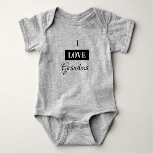 Body I LOVE GRANDMA one-piece