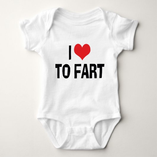 Body I Love Heart To Fart - Drôle Humour (Devant)
