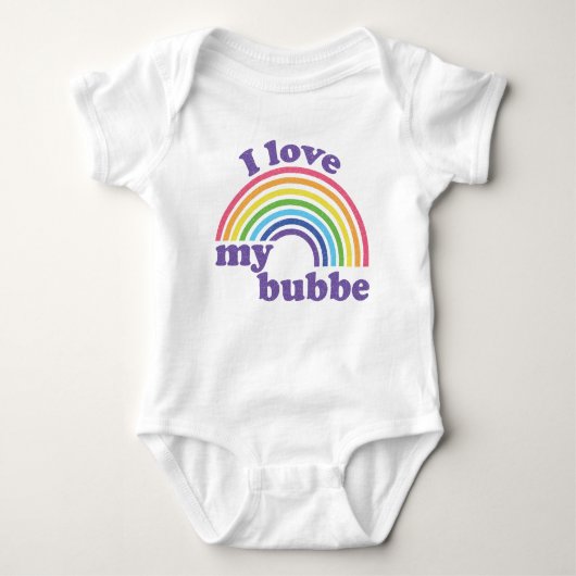 Body I Love My Bubbe - Joli arc-en-ciel (Devant)