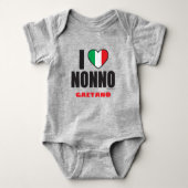 Body I LOVE NONNO Italien Baby Bodysuit (Devant)