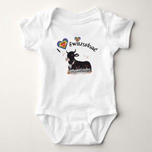 Body I love Switzerland pour tous les Baby Strampler