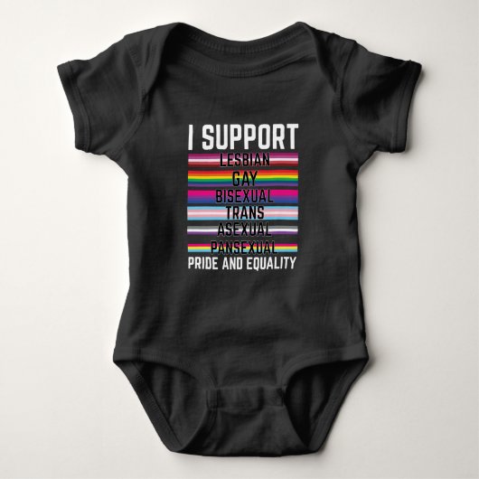 Body I Support Lesbian Gay Bisexual Trans Asexual Panse (Devant)