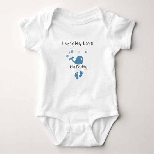 Body I Whaley Love My Daddy Cute Funny Baby (Devant)