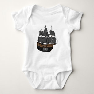Body Illustration de bateau pirate
